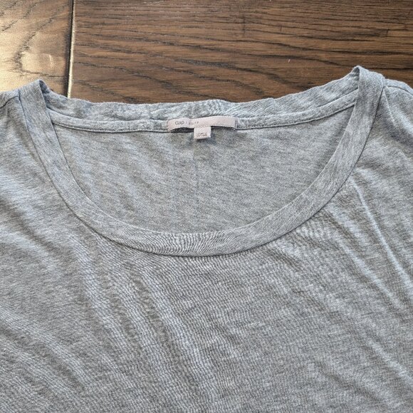 GAP scoop neck T shirt grey size XS - Picture 7 of 9
